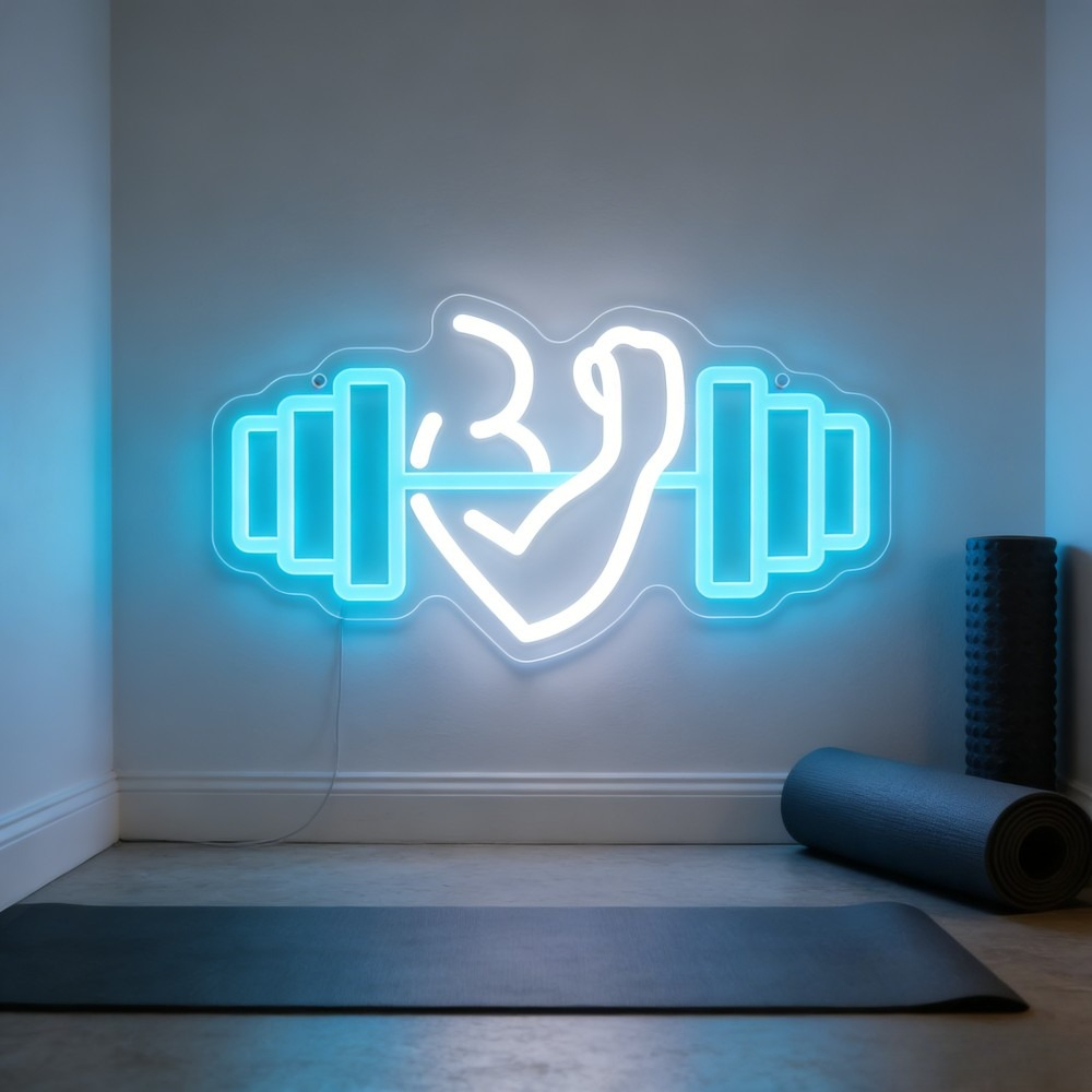 Letrero LED de Neón con Diseño - Home Gym Quotes reseña y precio