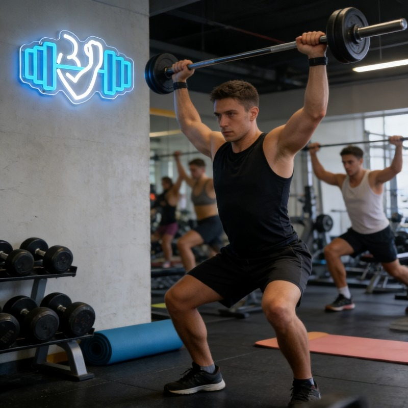 Letrero LED de Neón con Diseño - Home Gym Quotes reseña y precio