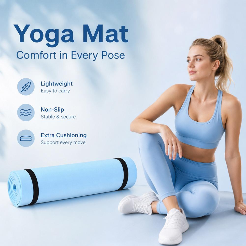 Esterilla de Yoga gruesa antid - Gymnastics Mat Thick reseña y precio