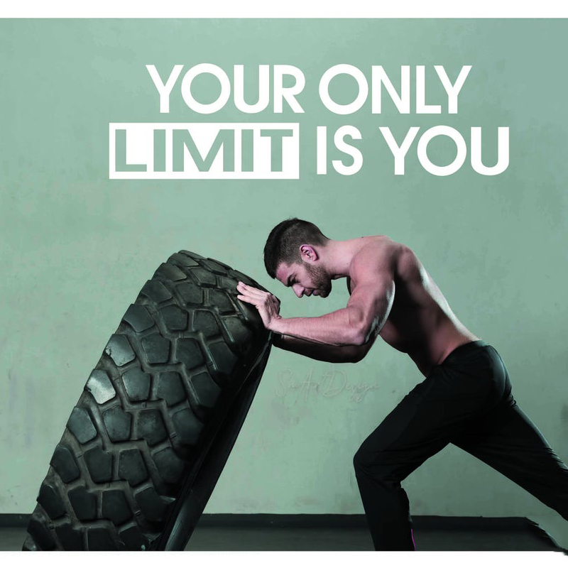 Your only limit is you-calcoma - Home Gym Furniture reseña y precio