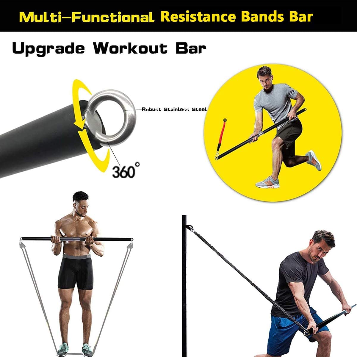 Banda elástica de resistencia  - Home Gym Outfit reseña y precio