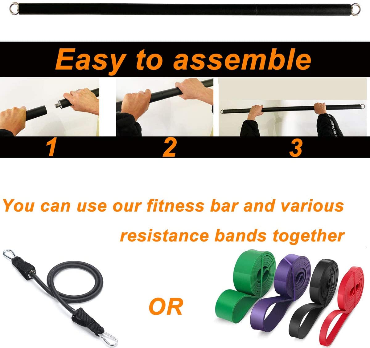 Banda elástica de resistencia  - Home Gym Outfit reseña y precio