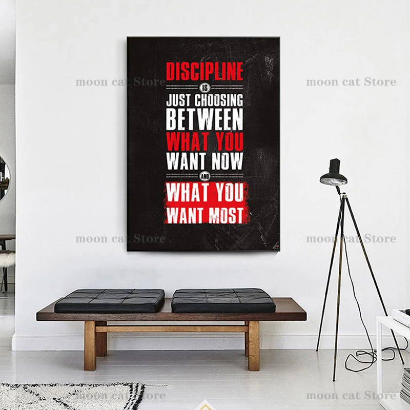 Póster deportivo de Fitness pa - Home Gym Quotes reseña y precio