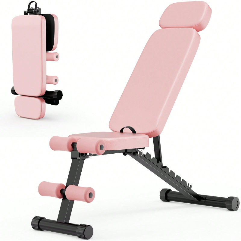 Banco de Pesas Ajustable de 9  - Home Gym Foldable reseña y precio