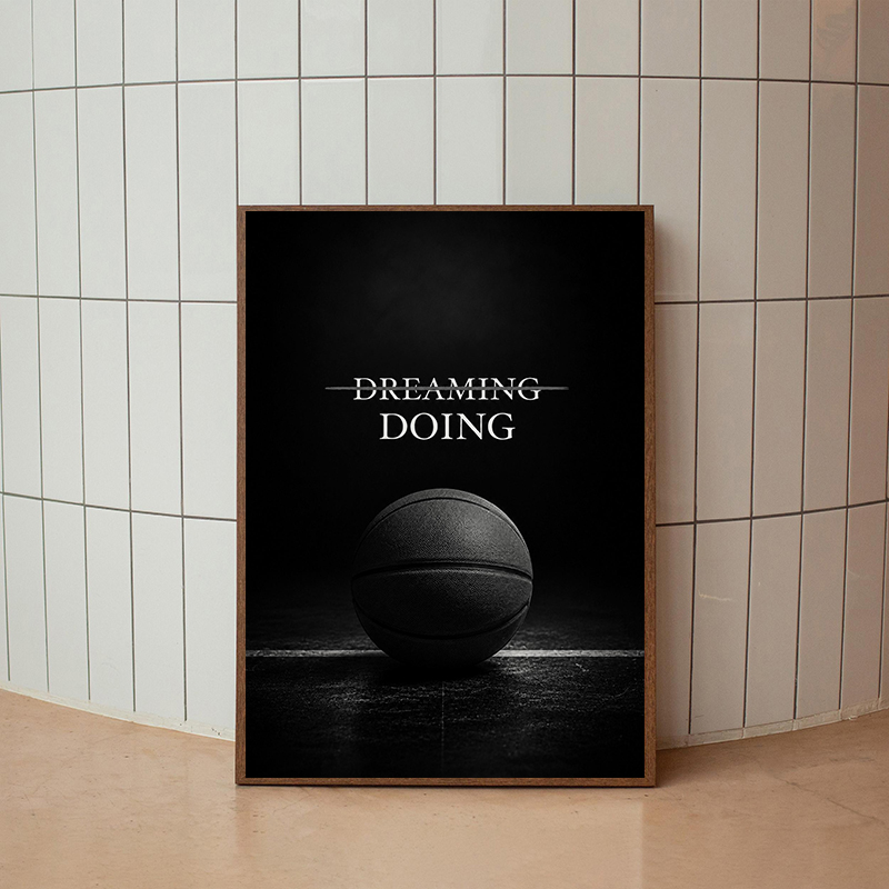 Póster Motivacional de Fitness - Home Gym Quotes reseña y precio