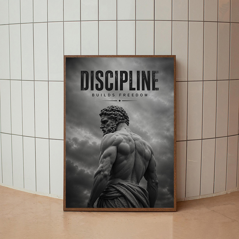 Póster Motivacional de Fitness - Home Gym Quotes reseña y precio