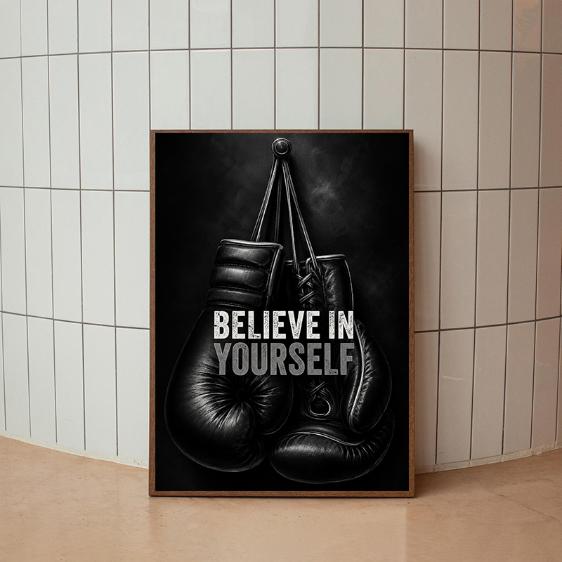 Póster Motivacional de Fitness - Home Gym Quotes reseña y precio